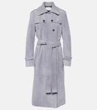 Ferragamo Suede trench coat