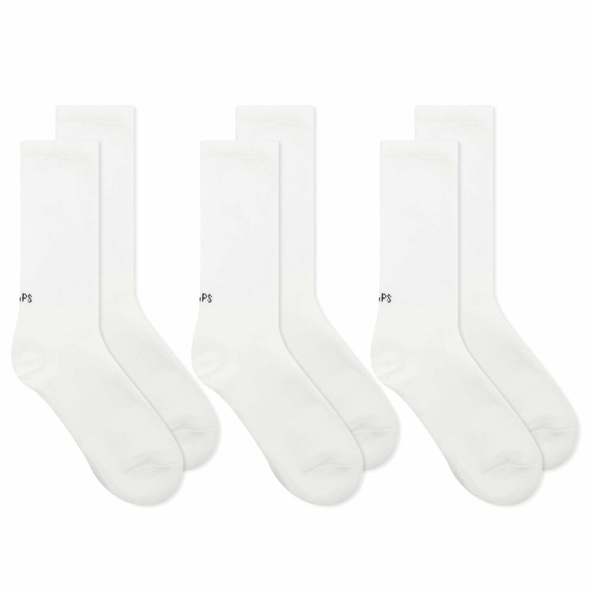 WTAPS ソックス 3足パック WTAPS Skivvies Sock - 3 Pack White WTAPS