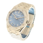 Audemars Piguet Royal Oak ''50th Anniversary'' Automatic Diamond Blue Dial Ladies Watch 77451ST.ZZ.1361ST.01
