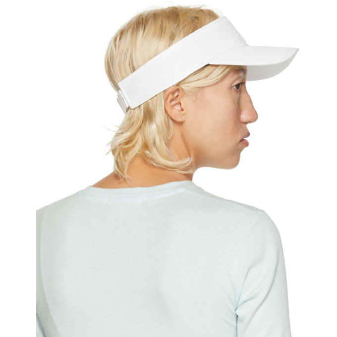 Rag & Bone Nylon Sun Visor: White Rag & Bone nylon visor hat - White Hats, Accessories  main image 2