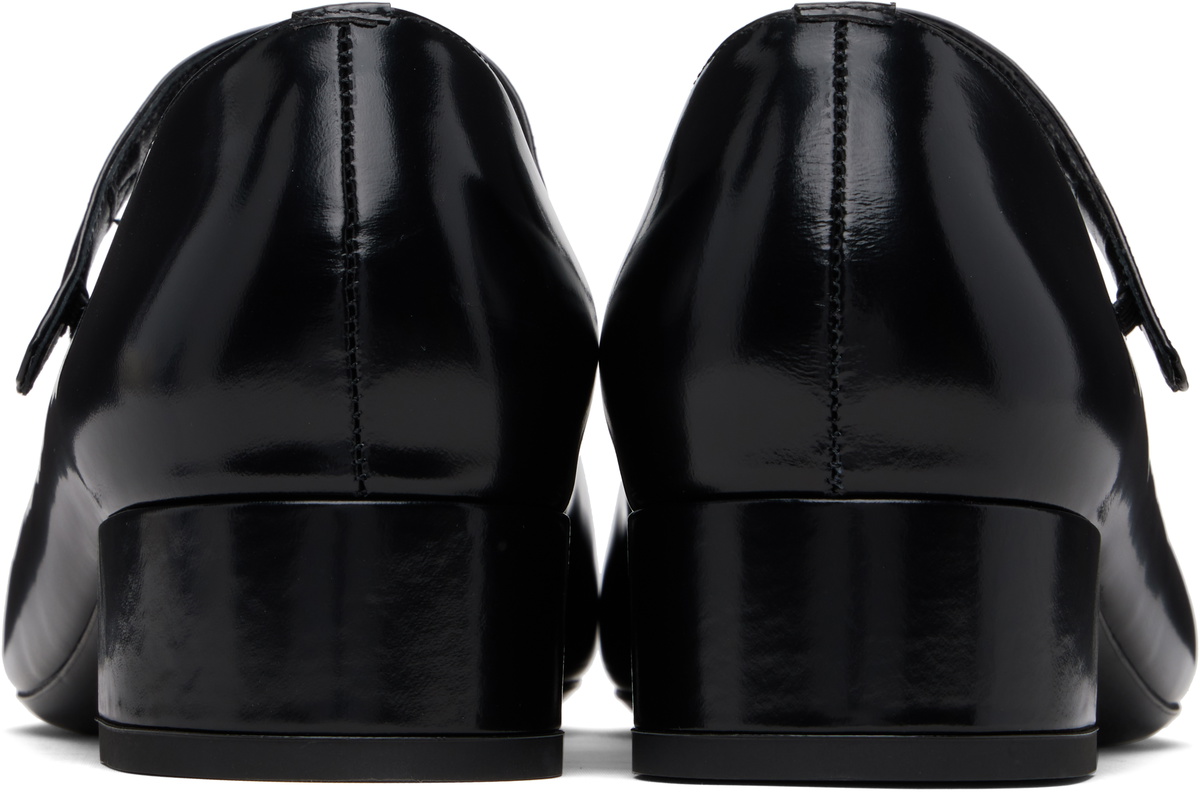 BY FAR Black Ginny Mary Jane Heels