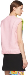 Versace Green & Pink Cotton Vest