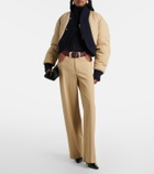 Jean Paul Gaultier Cropped cotton bomber jacket