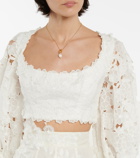 Zimmermann Lola floral crop top