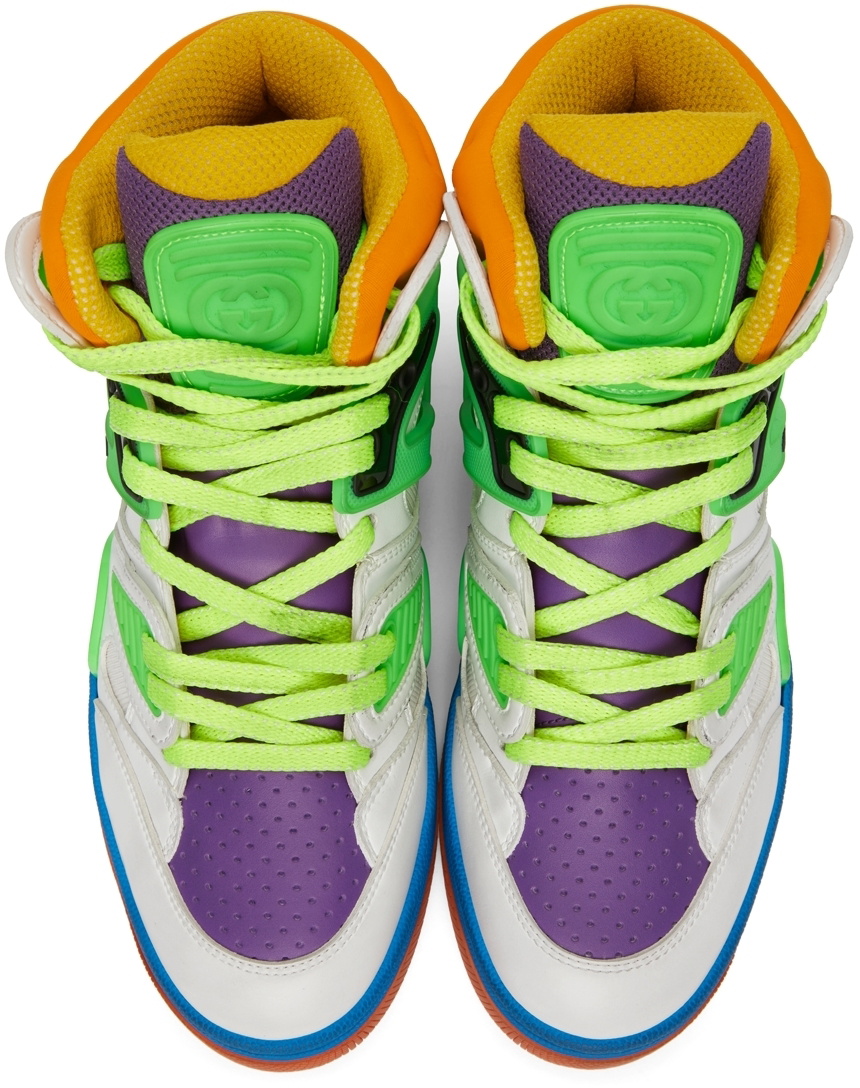 Gucci Multicolor Basket High-Top Sneakers Gucci