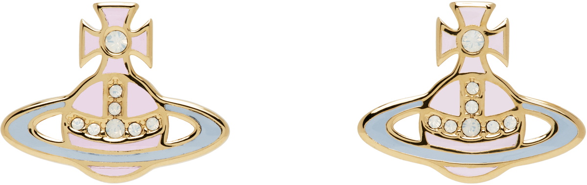 国内即発【Vivienne Westwood】大人気CONCETTA BAS RELIEFピアス CONCETTA BAS RELIEF ピアス(ピンク系)（レディース