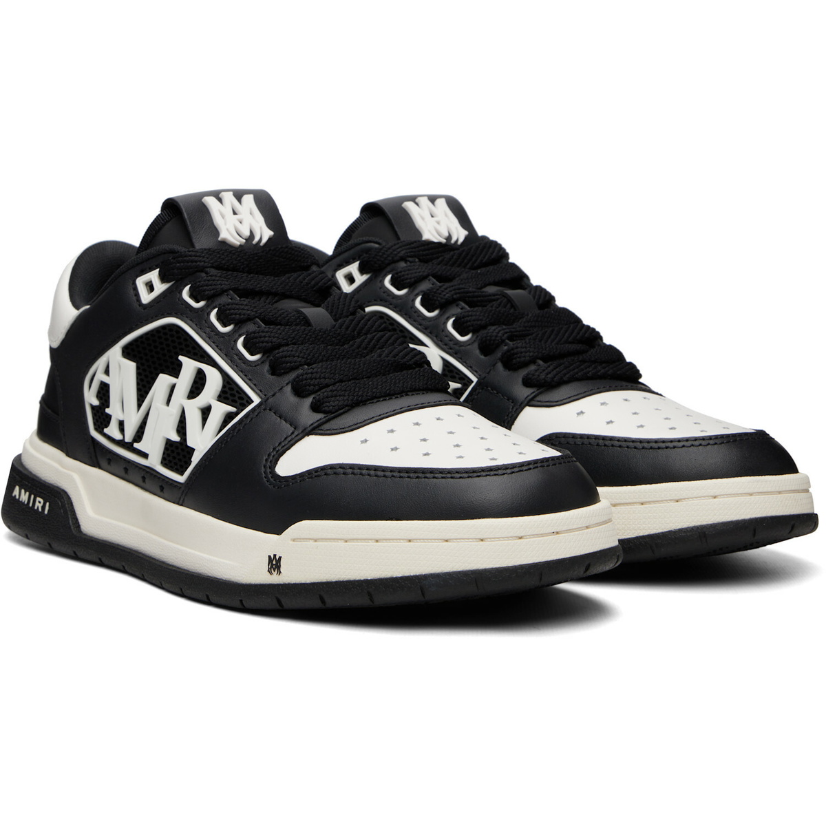 AMIRI Black & White Classic Low Sneakers