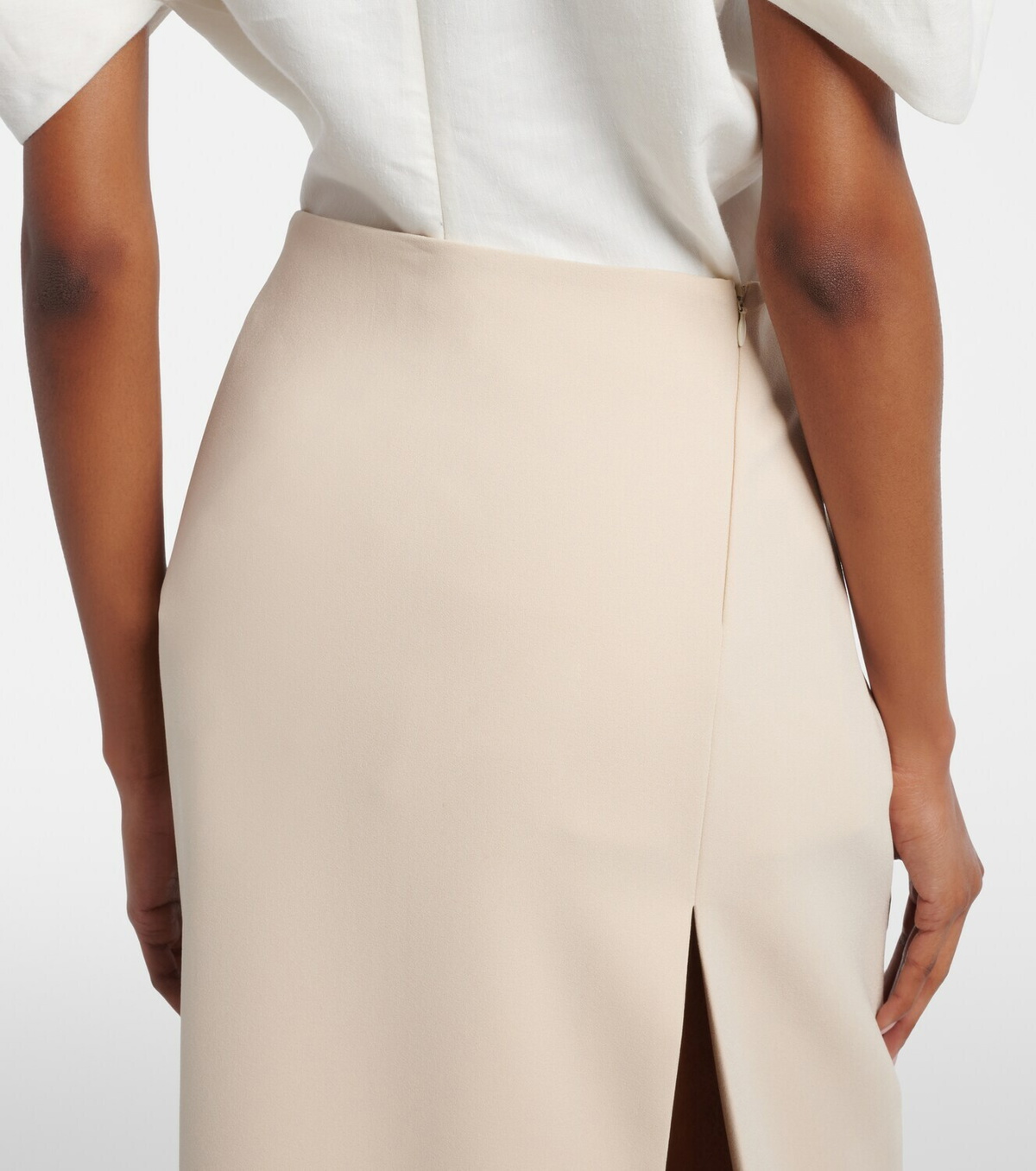 Khaite Lyle crêpe maxi skirt