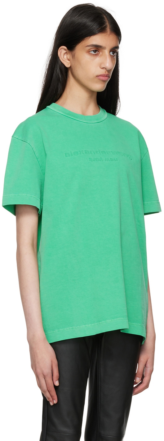 Shop Alexander Wang Unisex Street Style Plain Short Sleeves Logo Cropped  Tops by GreenTigre
