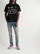 AMIRI - Skel-Top Colour-Block Leather Sneakers - Purple