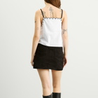 Bode Women's Diamond Monogram Tank Top in White