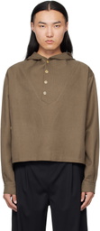 Kiko Kostadinov Brown Slatina Hoodie