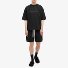 Honor the Gift Men's Terry Panel Short Sleeve Sweater in Black