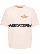 HERON PRESTON - Globe Burn Print Cotton Jersey T-shirt