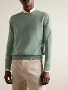 Loro Piana - Slim-Fit Baby Cashmere Sweater - Green