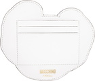 Moschino Beige Croissant Card Holder