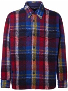 MONCLER GRENOBLE - Waier Check Wool Blend Shirt Jacket