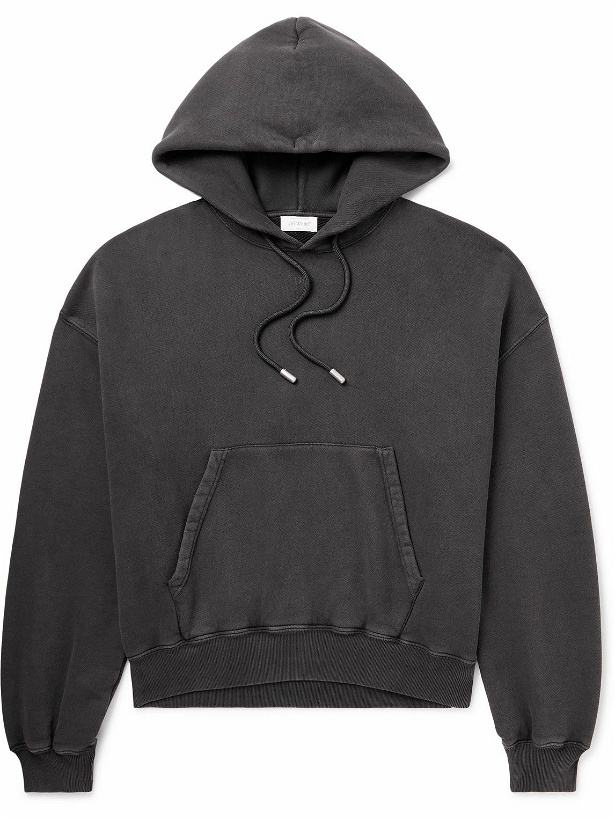 Photo: Off-White - Oversized Printed Cotton-Jersey Hoodie - Black