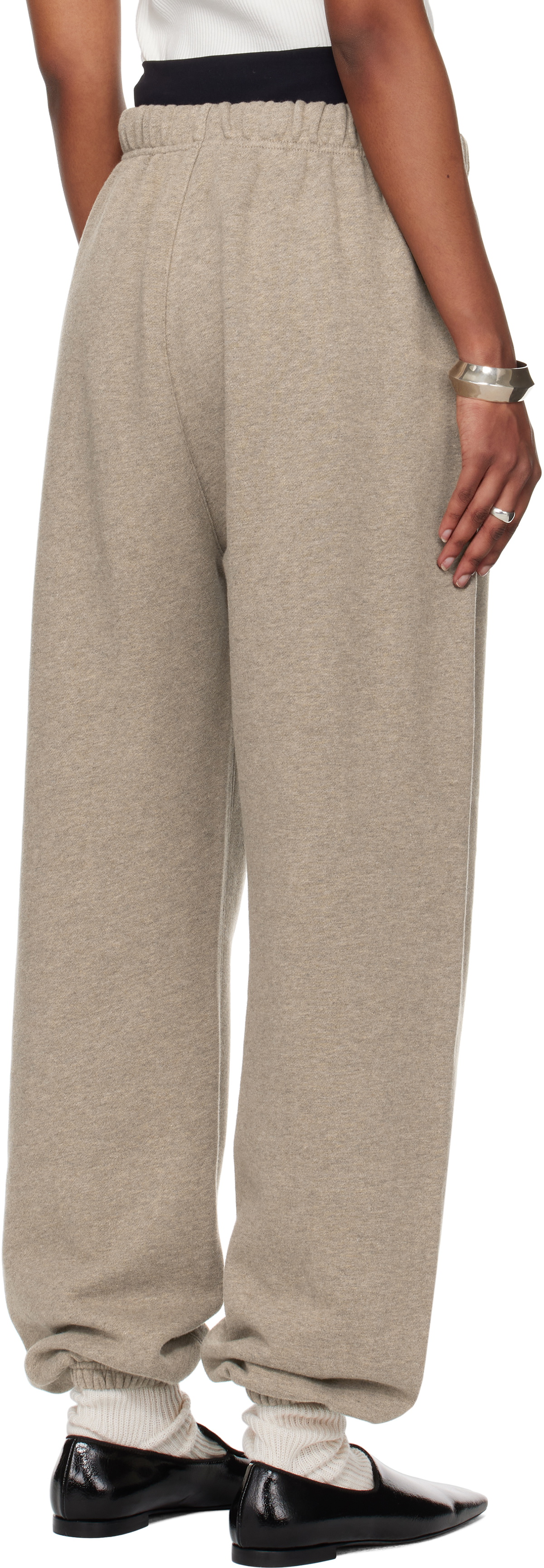 新品 FOG Essential Tan Fleece Lounge Pants Fear of God ESSENTIALS Beige Fleece Lounge Pants Fear Of God