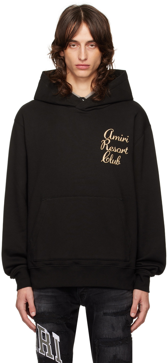 AMIRI Black 'Amiri Resort Club' Hoodie Amiri