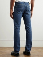 Incotex - Blue Division Slim-Fit Logo-Appliquéd Jeans - Blue