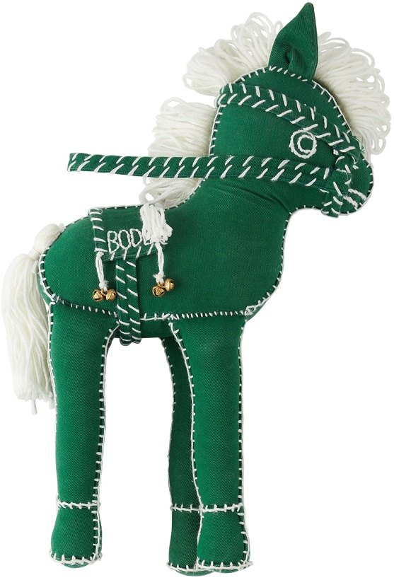 Photo: Bode Green Pony Plush Toy