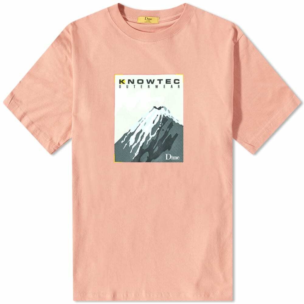 Photo: Dime Men's Knowtec T-Shirt in Pink Clay