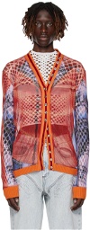 Y/Project Orange Jean Paul Gaultier Edition Cardigan