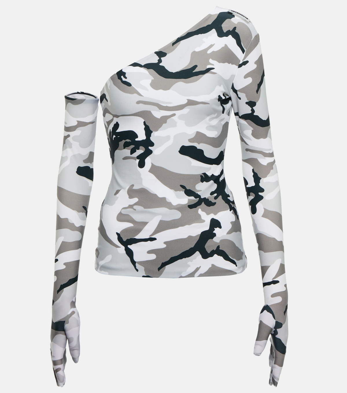 Vetements - Gloves camouflage jersey top