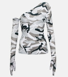 Vetements - Gloves camouflage jersey top