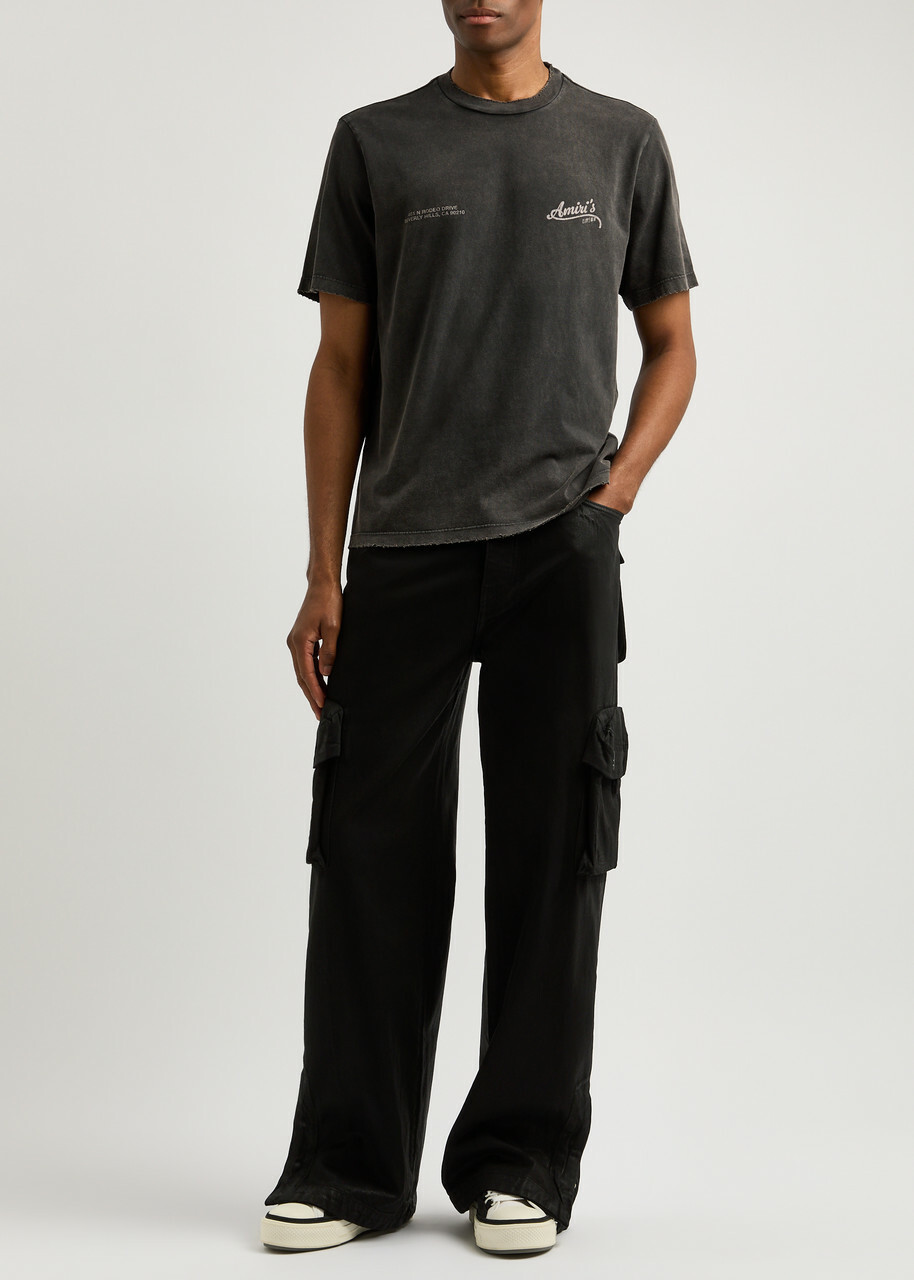 【AMIRI】 Theaters printed cotton jersey T-shirt Amiri Theaters printed cotton jersey T-shirt Amiri