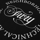 Neighborhood Men's Fury T-Shirt in Black/White