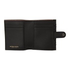 Bottega Veneta Black Intrecciato Small Flap Wallet