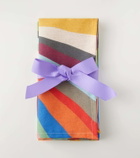 La DoubleJ Rainbow Rays Large set of 2 napkins