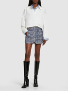 MARANT ETOILE Arona Printed Cotton Mini Skirt