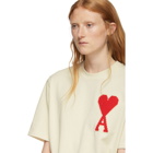 AMI Alexandre Mattiussi Off-White Ami De Coeur Oversized Patch T-Shirt