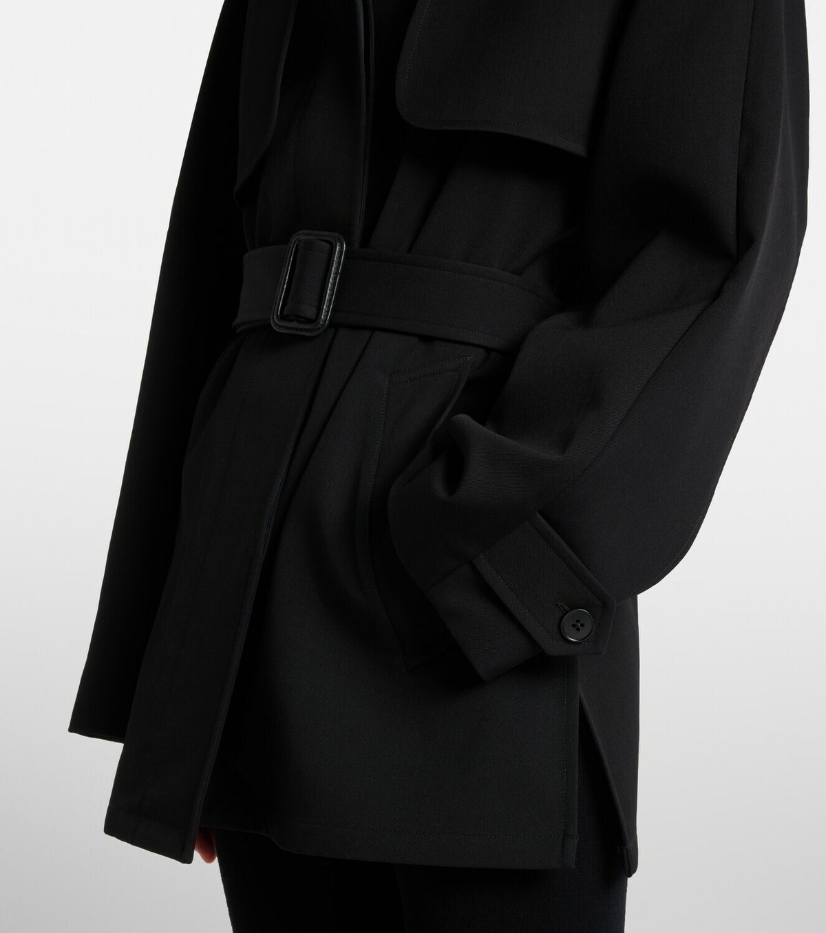 The Row Usuaia belted virgin wool jacket