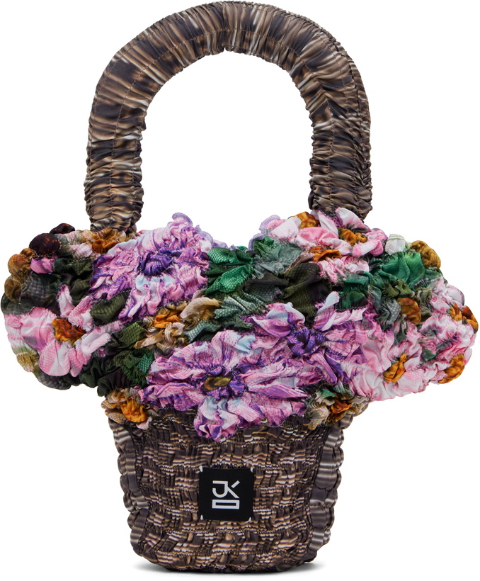 Photo: J.Kim Multicolor Small Tote Basket Bag