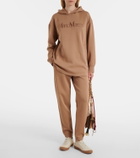 'S Max Mara Logo embroidered cotton-blend hoodie