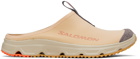 Salomon Beige & Gray RX Slide 3.0 Loafers