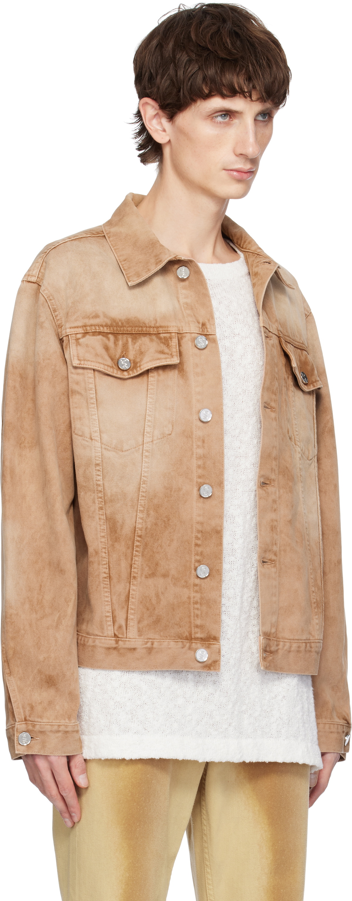 Séfr Tan Huron Denim Jacket