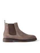 Brunello Cucinelli - Suede Chelsea Boots - Brown