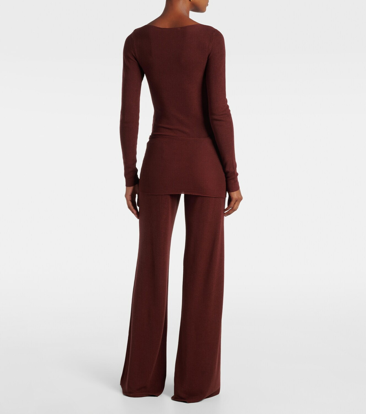 Aya Muse Silk-blend wide-leg pants
