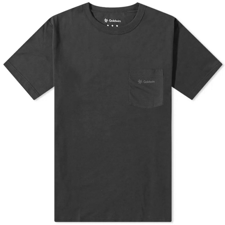Photo: Goldwin Men's Pocket T-Shirt in Black