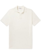Saman Amel - Mercerised Cotton Polo Shirt - White