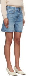 ANINE BING Blue Heath Shorts