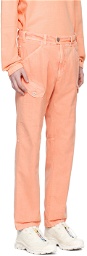 Stone Island Pink Patch Cargo Pants