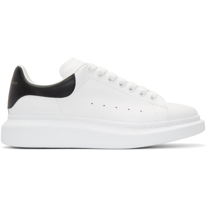 Photo: Alexander McQueen White and Black Oversized Sneakers 
