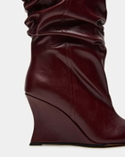 Steve Madden Distortion Boots in Burgundy