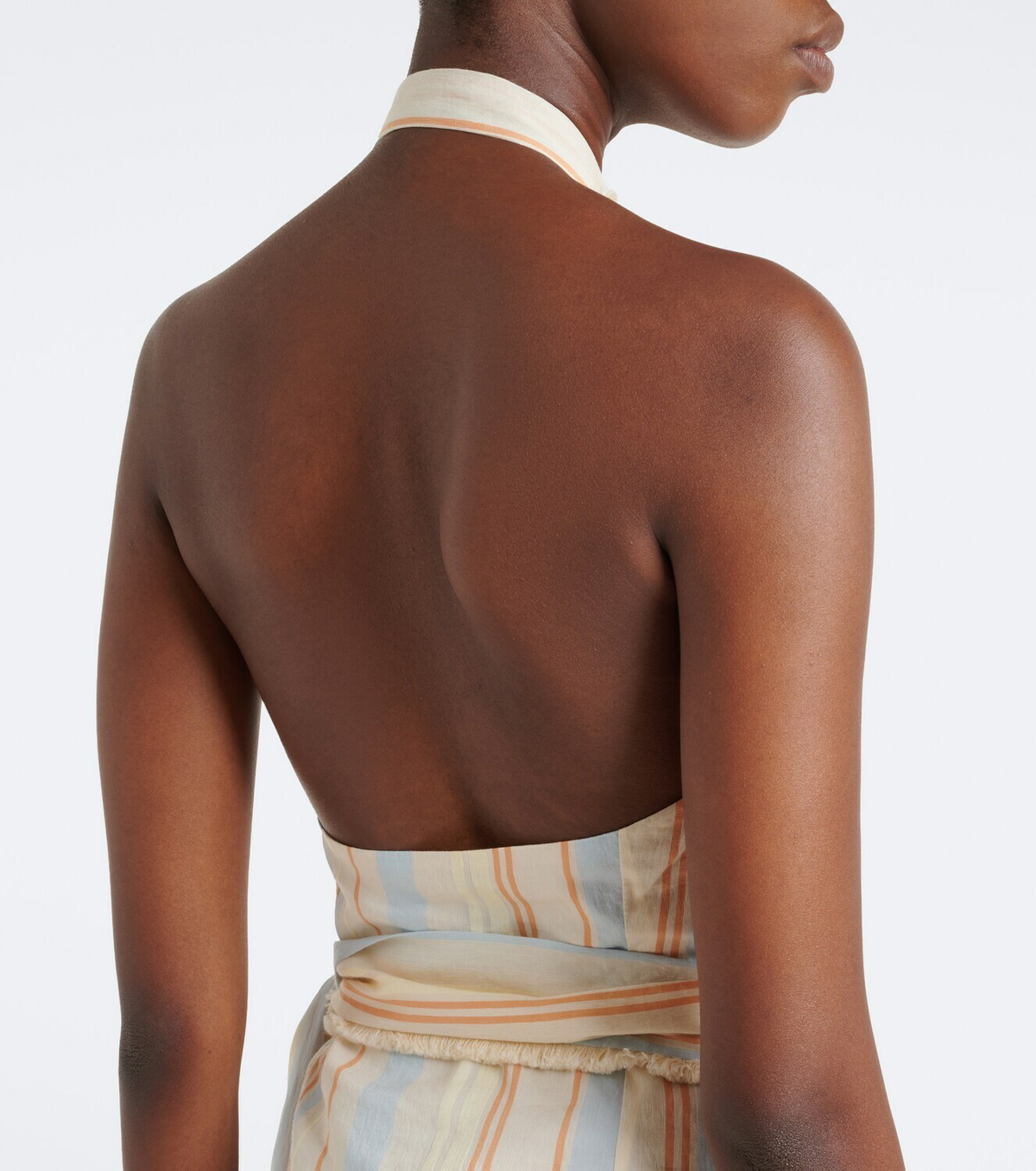 SIR Pernille striped wrap dress